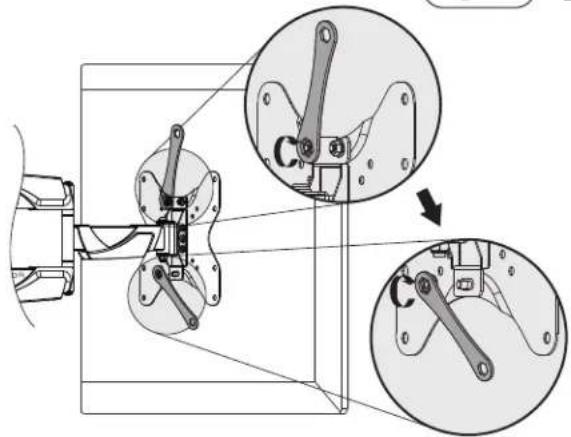 Gabor FSM-S - Mounting the Display on the Wall Bracket - 3