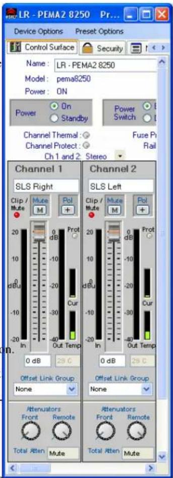 Ashly PEMA 4125C - 3.4a Control Surface - 2