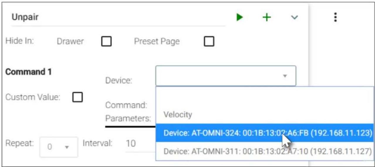 Atlona AT-OMNI-324 - Creating the Unpair Macro - 3