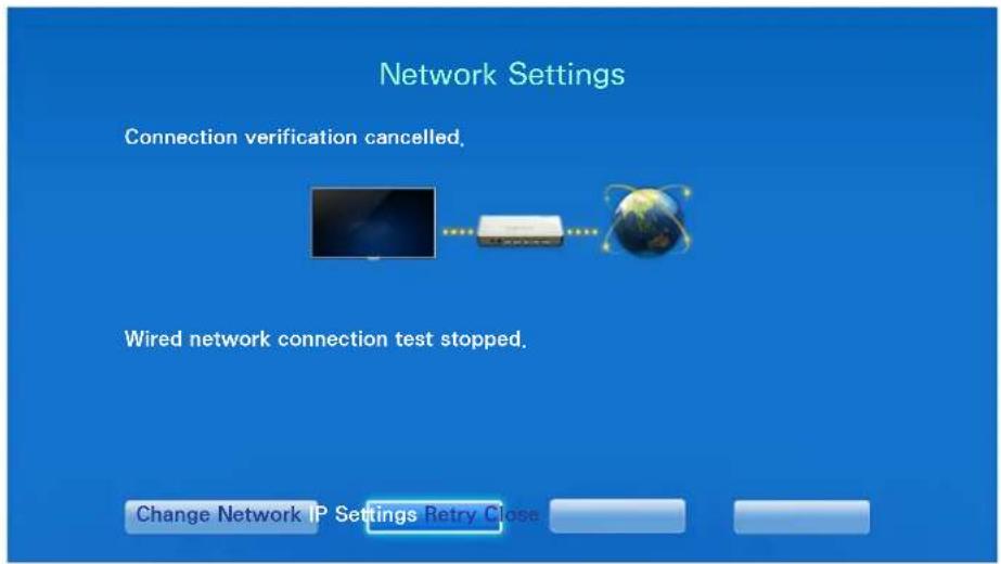 SAMSUNG UE85S9AT - Manual Wired Network Setup - 2
