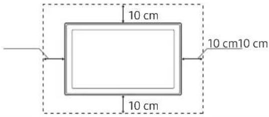 SAMSUNG UE40NU7120U - Providing proper ventilation for your TV - 2