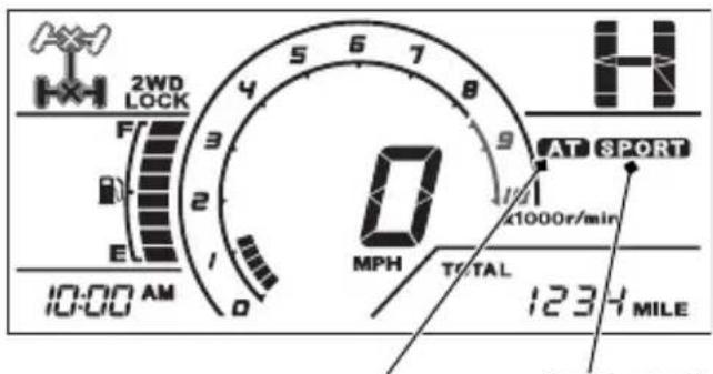 Honda Talon SXS1000S2R (2022) - SPORT Indicator - 1