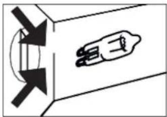 Creda C60DFMRA - Replacing the oven lamps - 2