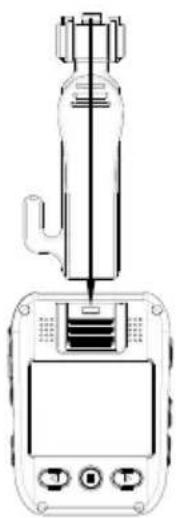 Technical line drawing of a mechanical device with no visible text or symbols