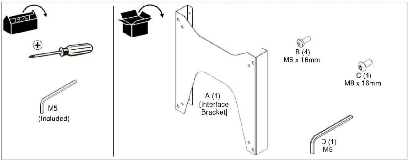 Chief FHB5033 - TOOLS REQUIRED FOR INSTALLATION - 1