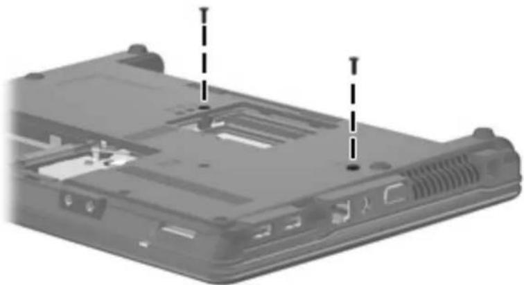 HP Compaq 6531s - Remove the display assembly: - 3
