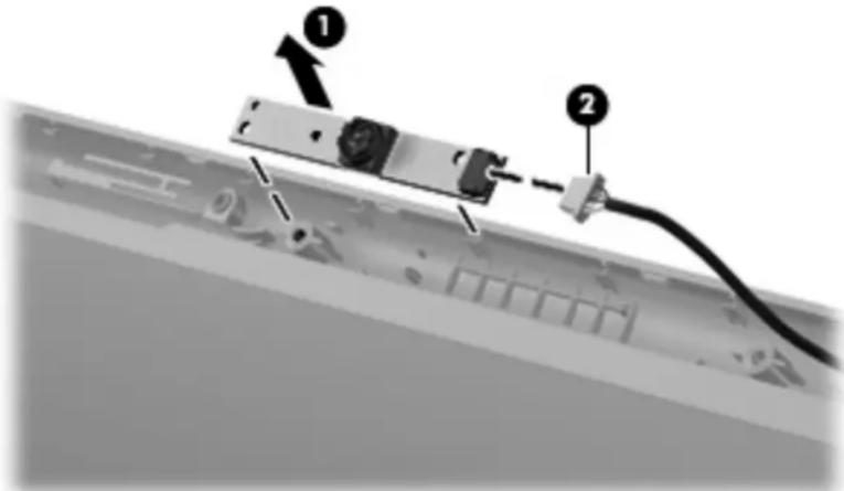 HP Compaq 6531s - Remove the display assembly: - 15