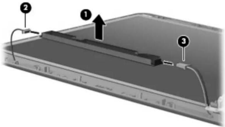 HP Compaq 6531s - Remove the display assembly: - 17