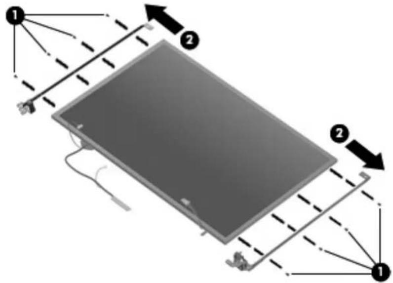 HP Compaq 6531s - Remove the display assembly: - 20