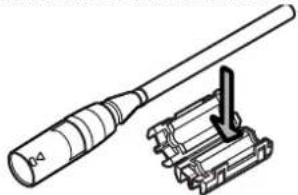 ROLAND SO-AES4 - How to Use the Ferrite Cores - 2