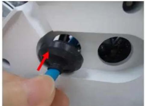 ACTi A815 - Option 1: Cable Passing Through the Surface and Bottom Cable Holes - 5
