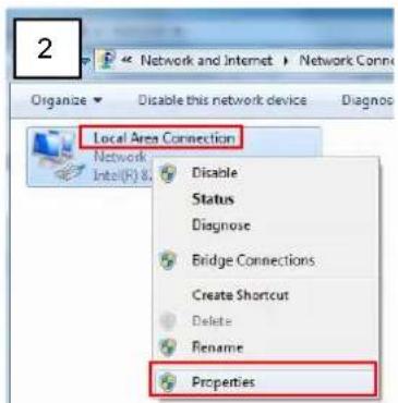 ACTi A815 - Manually adjust the IP address of the PC: - 2