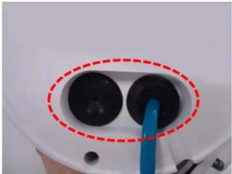 ACTi A815 - Option 1: Cable Passing Through the Surface and Bottom Cable Holes - 7