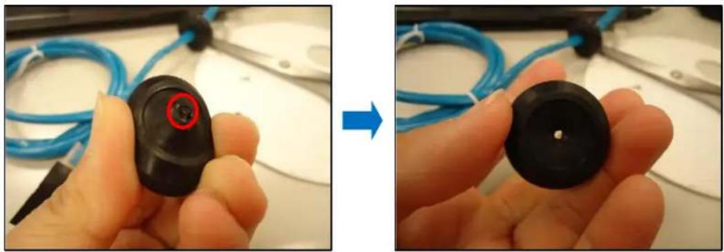 ACTi A815 - Option 1: Cable Passing Through the Surface and Bottom Cable Holes - 2