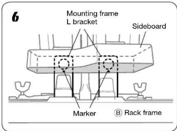 YAMAHA YXRD-500F - Next, attach the instrument to the rack. - 2