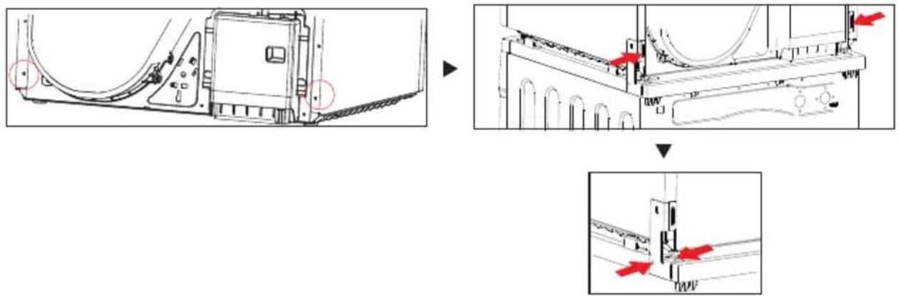 Element EFD4424EBW - Connecting bracket installation - 1