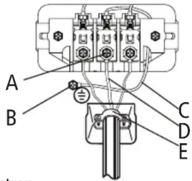 Element EFD4424EBW - Three wire outlet - 2