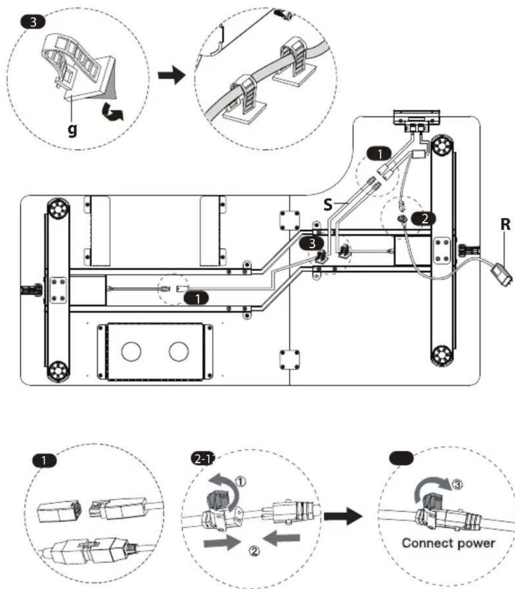 Mount-It! MI-15002 - Attach the Cable Clips - 1