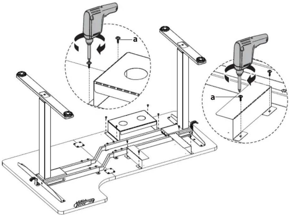 Mount-It! MI-15002 - Assembling the Cable Holder / Headphone Hook / Controller and Cloth Drawer Brackets - 6
