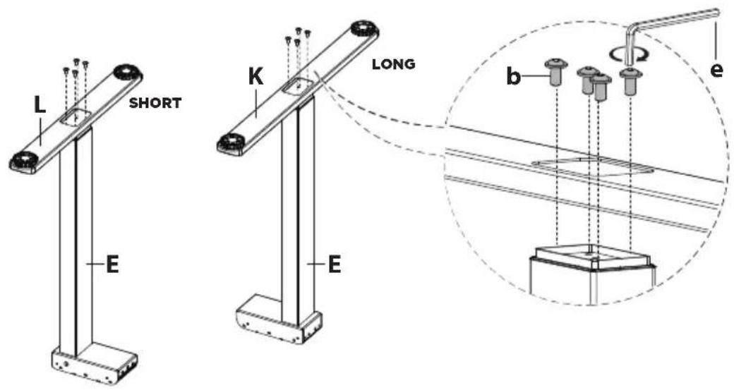 Mount-It! MI-15002 - 1-1 Assemble the Feet - 1