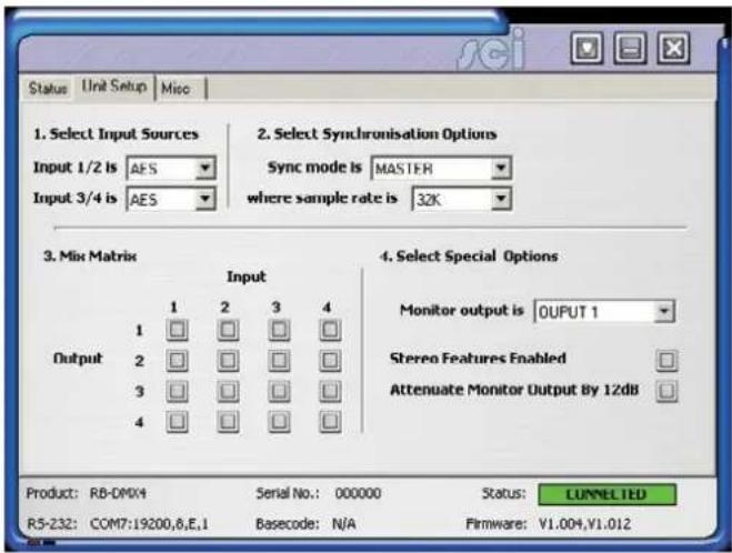 Sonifex Redbox RB-TGHDX - Control Page - 1
