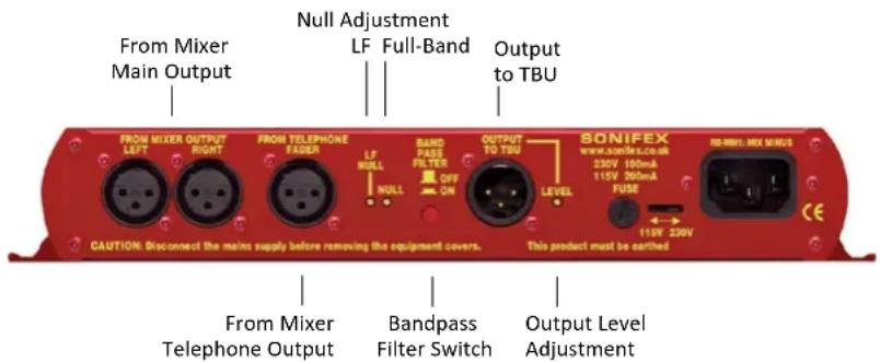 Sonifex Redbox RB-TGHDX - Front Panel Indicator - 1