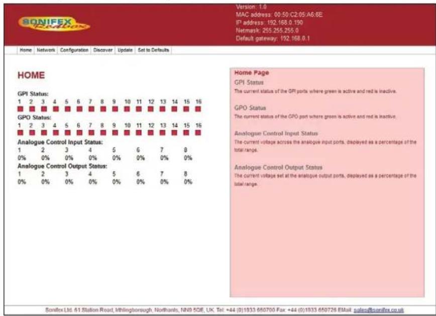 Sonifex Redbox RB-TGHDX - RB-IPE Webserver - 1