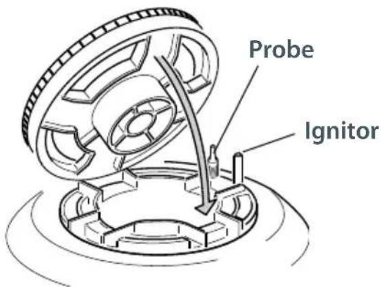 Fisher & Paykel CG604CWFW1 - Replacing the triple-ring wok burner - 1