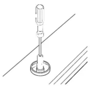 Fisher & Paykel CG604CWFW1 - For LPG, tighten the adjustment screw completely. - 1