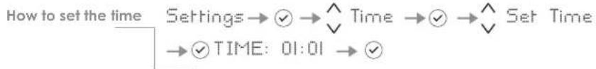 Fhiaba XS5990TWT6A - Set Time - 1