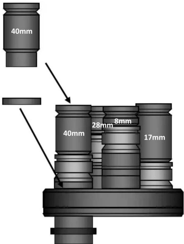 AstronSCIENTIFIC The Hermes Traveller - Mounting your eyepieces in the ROTARION - 10