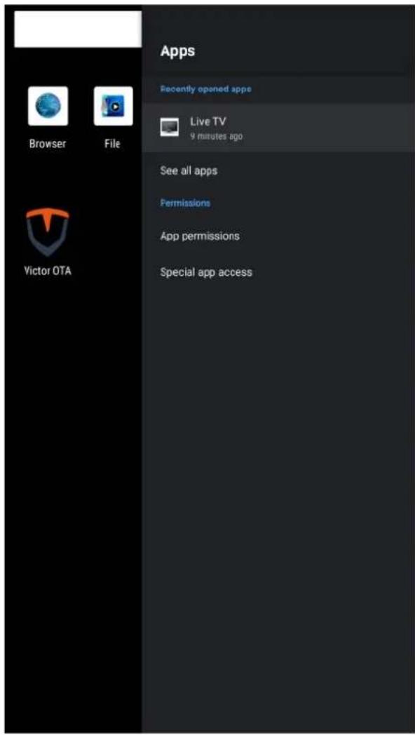 HISENSE 65WF35M - Apps Management - 1