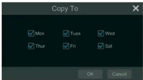 Copy To ✓ Mon ✓ Tues ✓ Wed ✓ Thur ✓ Fri ✓ Sat OK Cancel