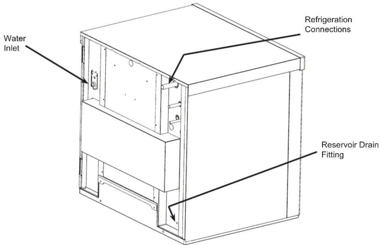 Scotsman EH430-E - EH330, EH430 E and ECC Condensing Unit Remote Low Side Cuber User Manual Water and Drain - 1
