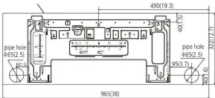 Daizuki DXMH09E426-25 - MOUNTING PLATE DIMENSIONS - 6