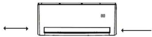 Daizuki DXMH09E426-25 - Step 1: Hook the indoor unit on the mounting plate: - 1
