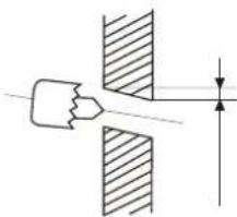 Daizuki DXMH09E426-25 - Step 3: Drill wall hole for connective piping - 1