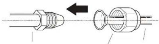 Daizuki DXMH09E426-25 - Instructions for Connecting Piping to Indoor Unit - 1