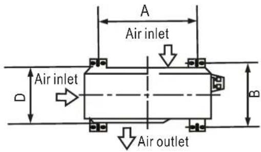 Daizuki DXMH09E426-25 - UNIT MOUNTING DIMENSIONS - 1