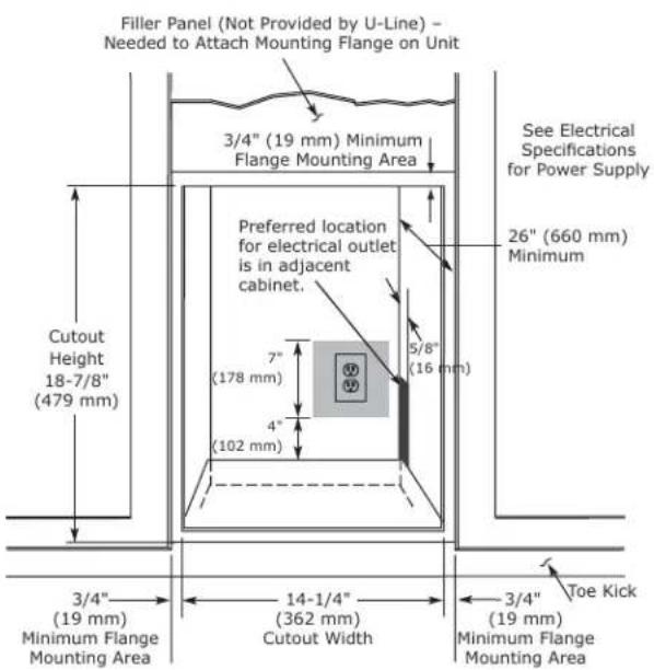 U-Line SP18FCS - CAUTION - 1