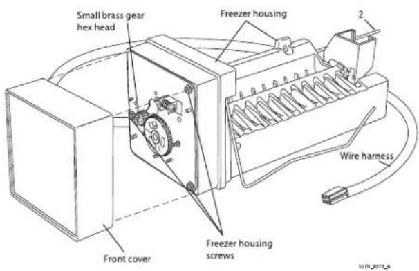 U-Line SP18FCS - REMOVE ICE MAKER - 1
