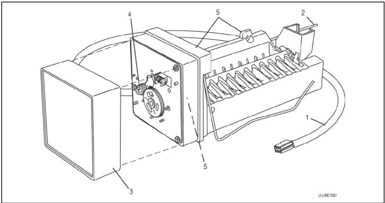 U-Line SP18FCS - REPLACING ICE MAKER ASSEMBLY (CO29F ONLY) - 1