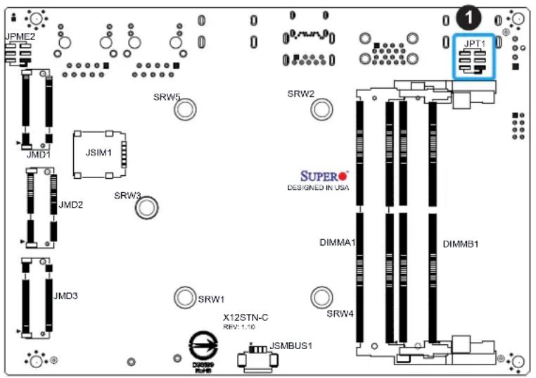 Supermicro X12STN-E - TPM Enable / Force Power On - 1