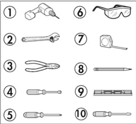 DANBY DER203B - HERRAMIENTAS REQUERIDAS - 1