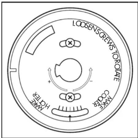 DANBY DER203B - ADJUST THE OVEN THERMOSTAT - 1