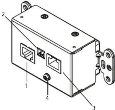 ATEN VE156 - Rear View (Transmitter / Receiver) - 1