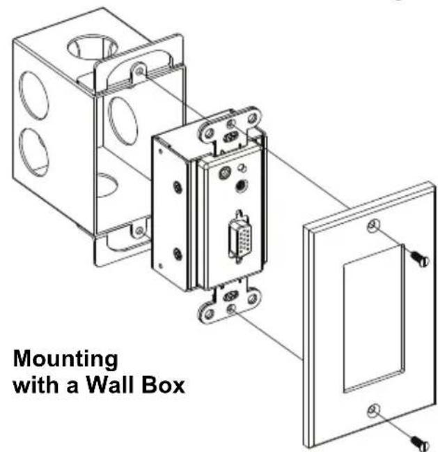 ATEN VE156 - Wall Mounting - 2