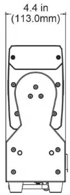American DJ Allegro Z6 - Allegro Z6 Dimensional Drawings - 2
