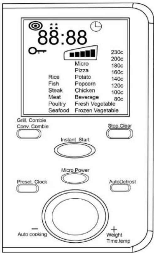 Imarflex MOD-CV30DS - Control Panel - 1
