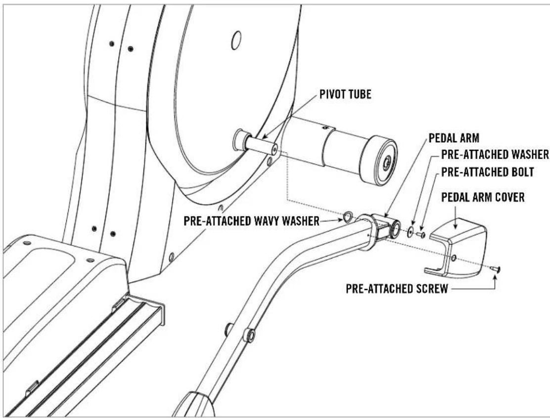 Horizon Fitness Perrformance E1200 - ASSEMBLY STEP 3 - 1